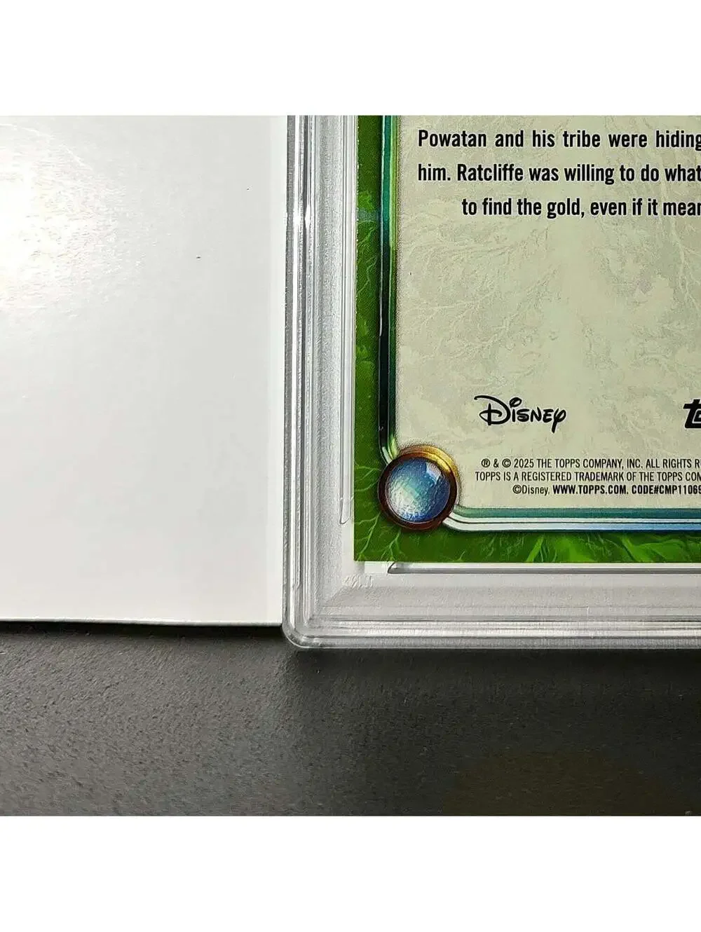 Governor Ratcliffe 2025 Topps Disney #179 Card Pocahontas PSA 8 NM-MT